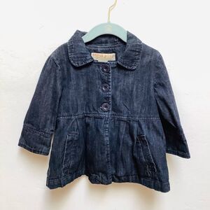 ANGEL KISS DENIM JEAN JACKET SIZE 6 BLACK GIRLS